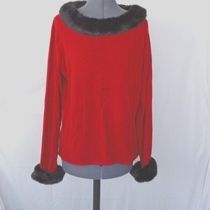 Norton McNaughton Red Sweater